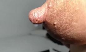 Close Up Milk Tits Drip Lactation Porn